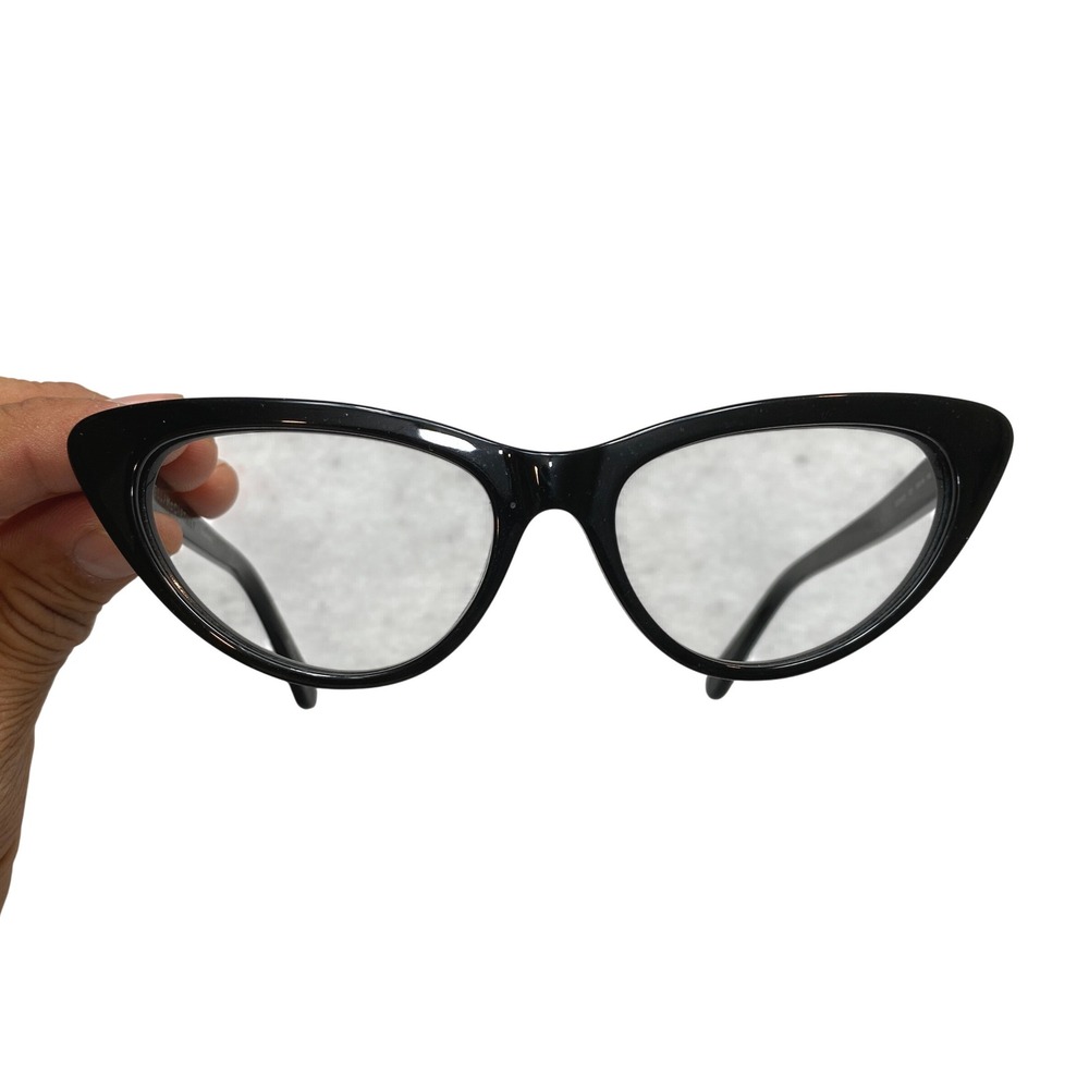 Stella McCartney Eyeglass Frames Womens 50mm Black SC0190O Cat Eye Bio-Material